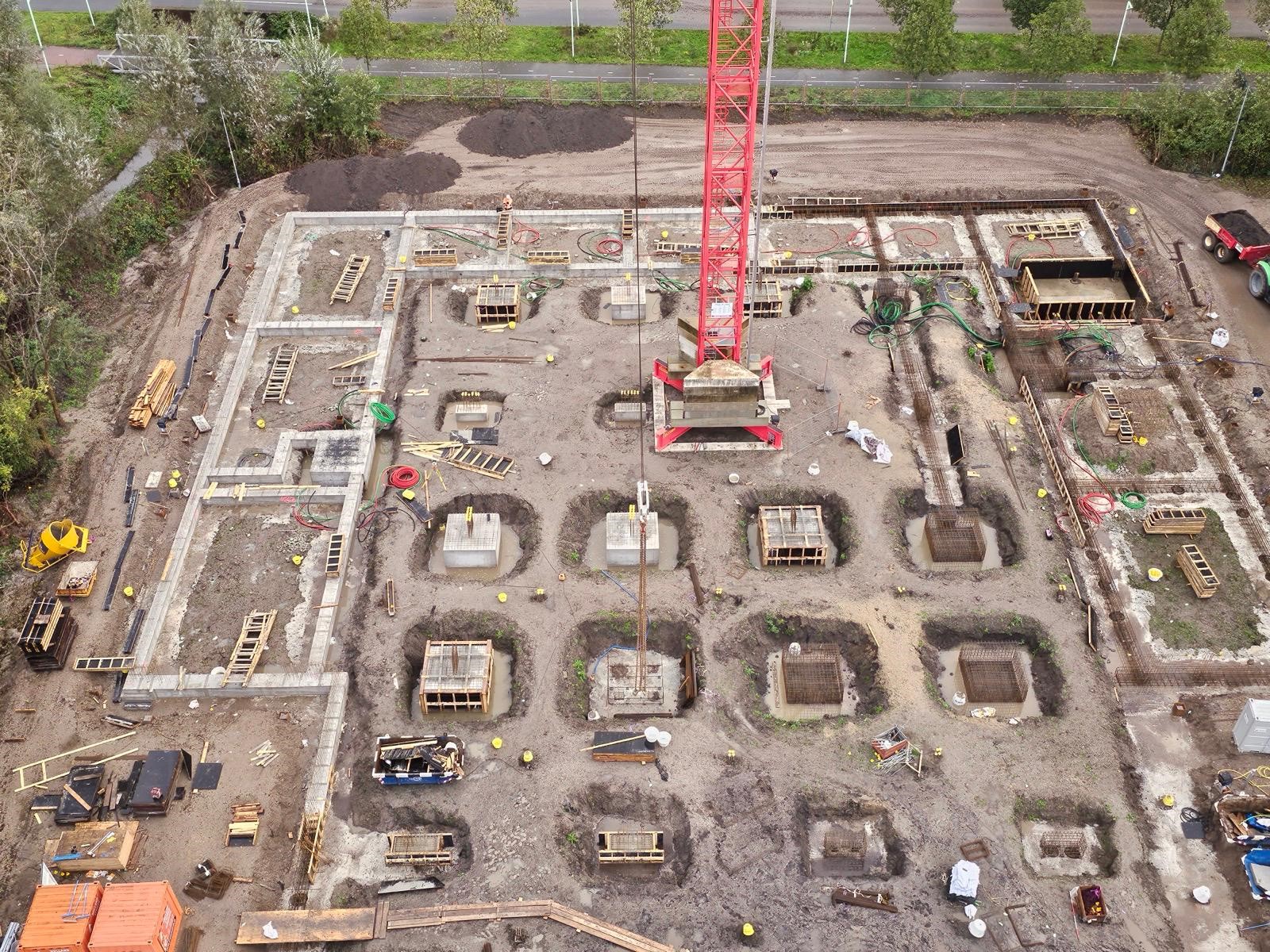 Hembrug Blok 13+14 Fase 1 fundatie